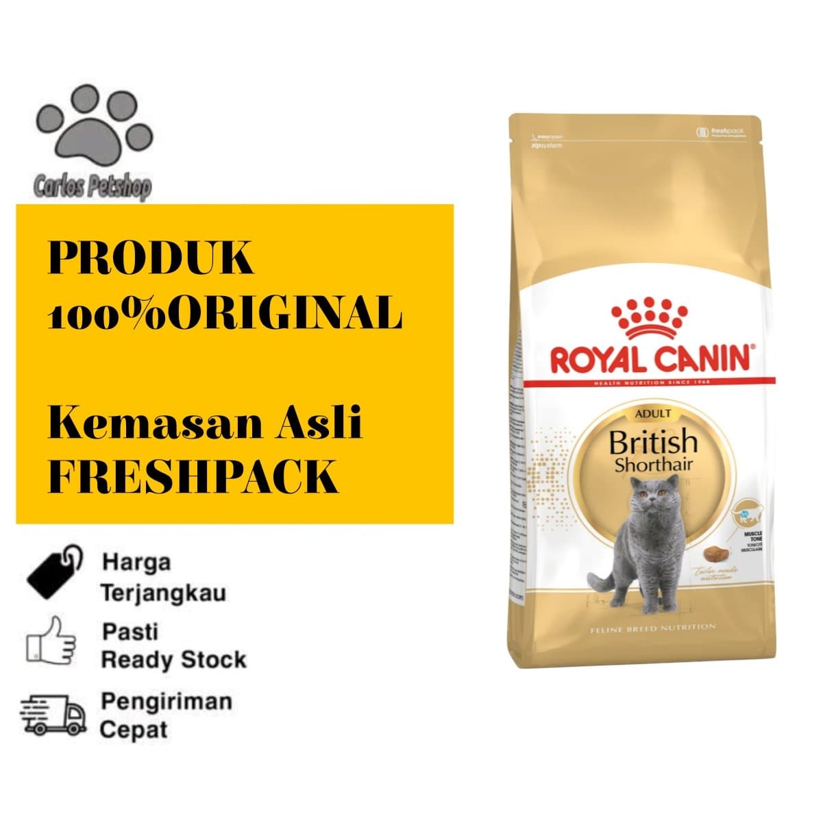 Royal Canin British Shorthair Adult - Freshpack