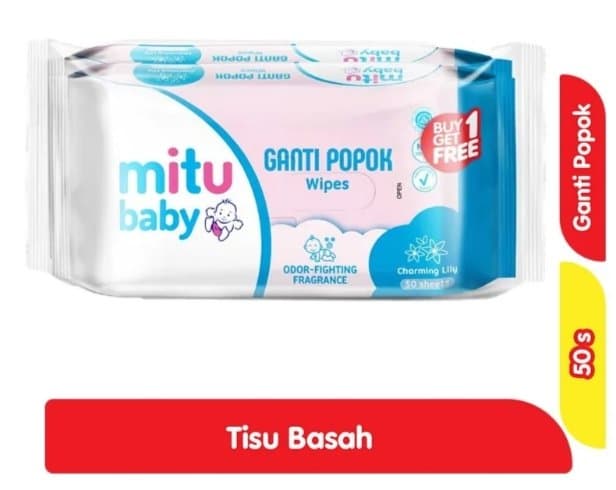 Mitu Tisu Basah Bayi Charming Lily - Beli 1 Gratis 1