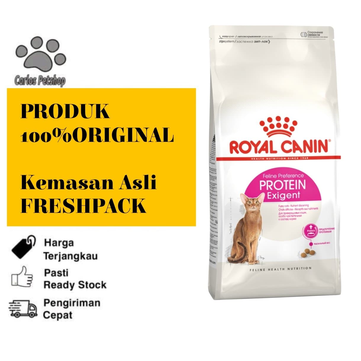 Royal Canin Protein Exigent Makanan Kucing Freshpack