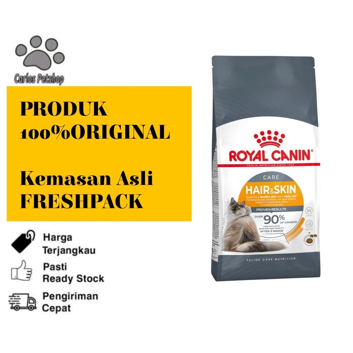 Royal Canin Hair & Skin Care- CatFood