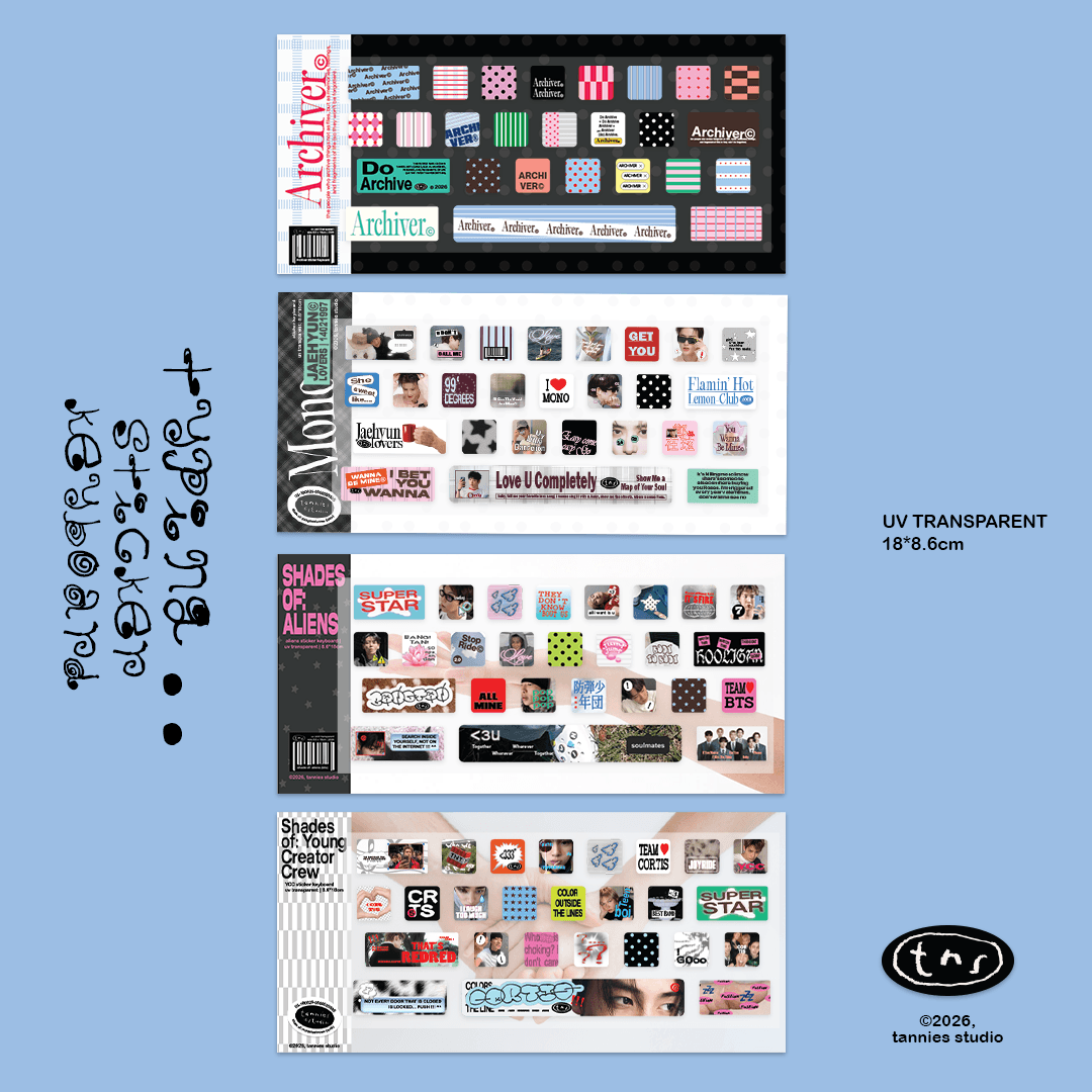 typing... Sticker Keyboard | tannies studio