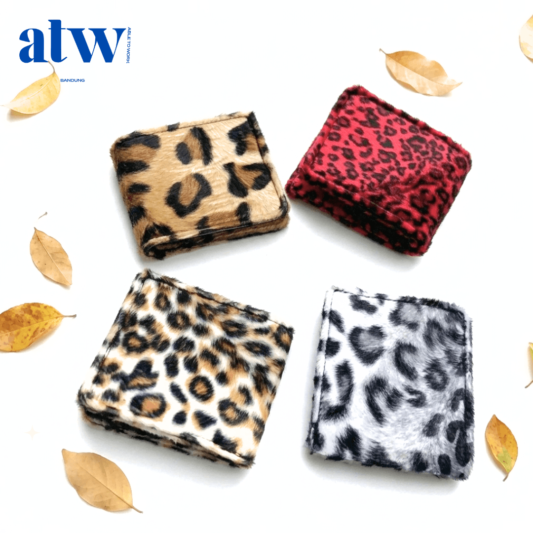 DOMPET LEOPARD SKENA BLUDRU GLAMOUR MURAH