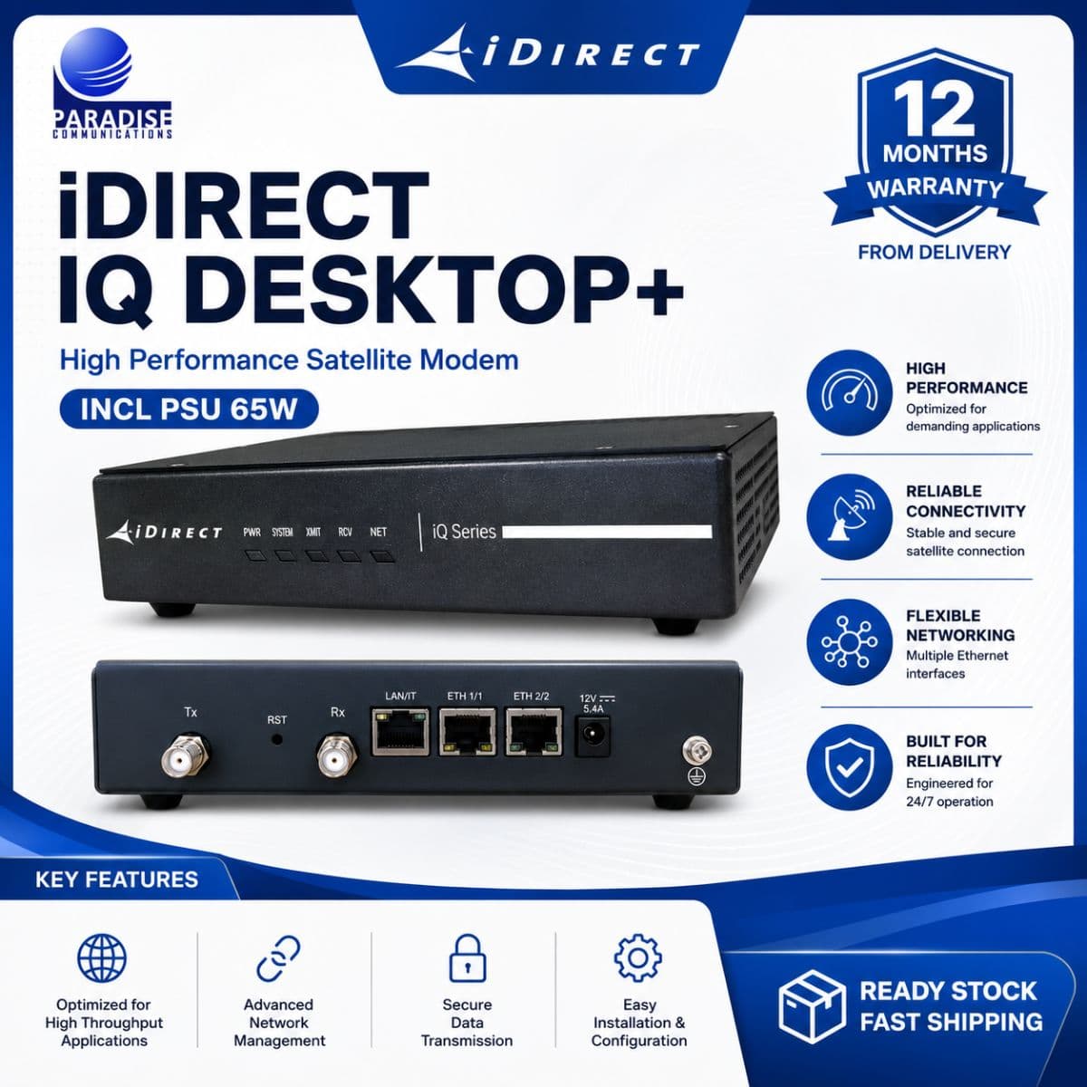 iDirect Desktop Satellite Modem Terbaik untuk Koneksi Internet