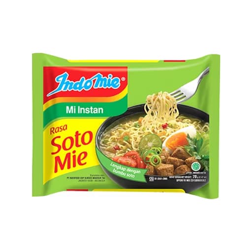Indomie Mi Instan Rasa Soto 70g (5pcs)