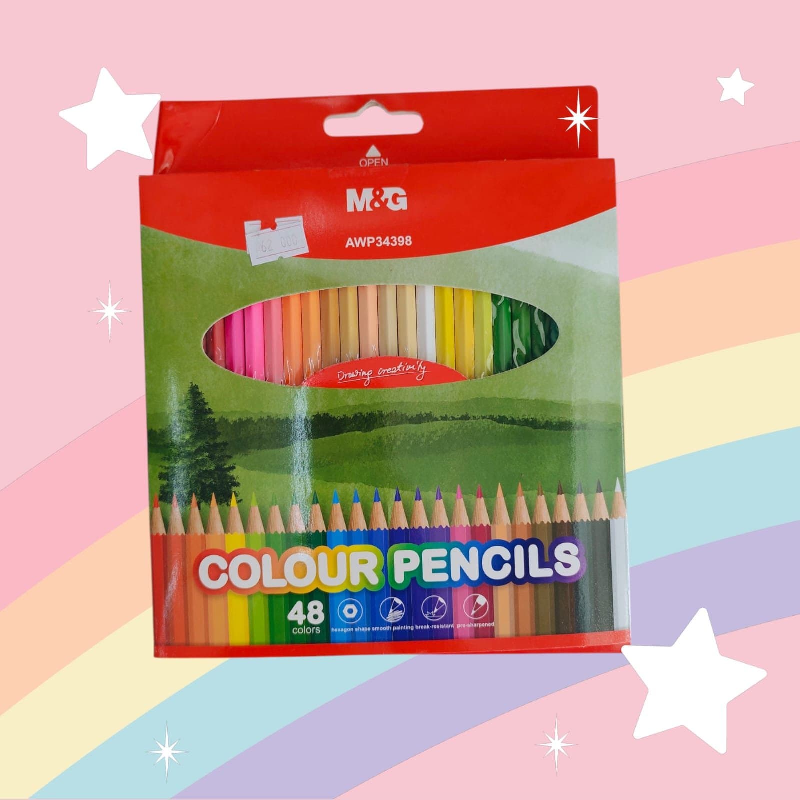 Paket Pensil Warna Kreativa 48