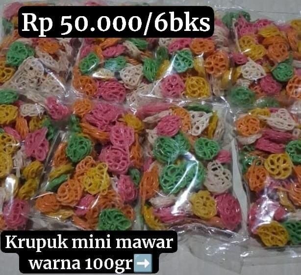 Krupuk Mawar Spesial Paket 6 Bungkus