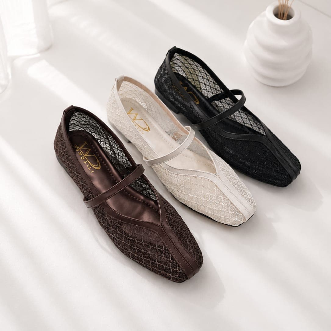 Sepatu Flatshoes Kekinian DAILY Sepatu Elegan Dengan 3 Warna Menawan