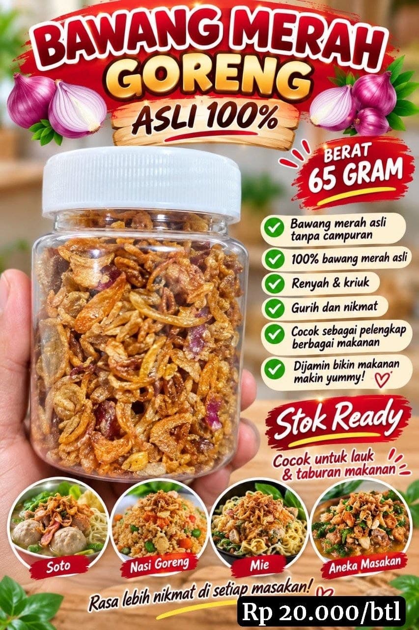 Bawang Merah Renyah Lezat