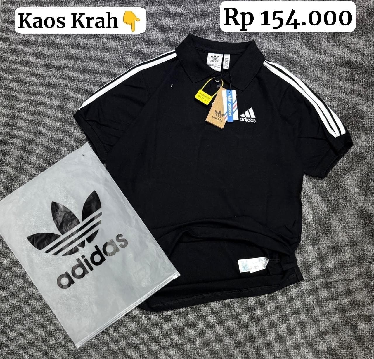 Kaos Krah Pria Elegan