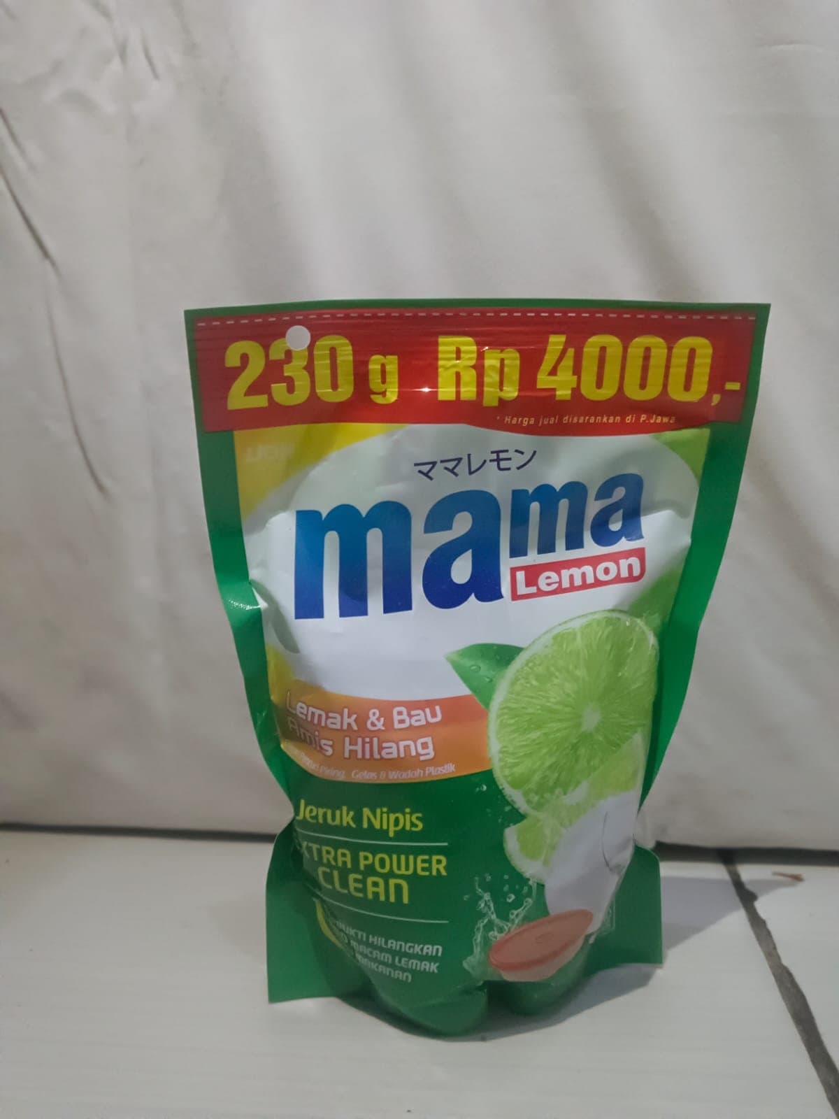 Mama Lemon 230gr Refill Jeruk Nipis Sabun Cuci Piring Original