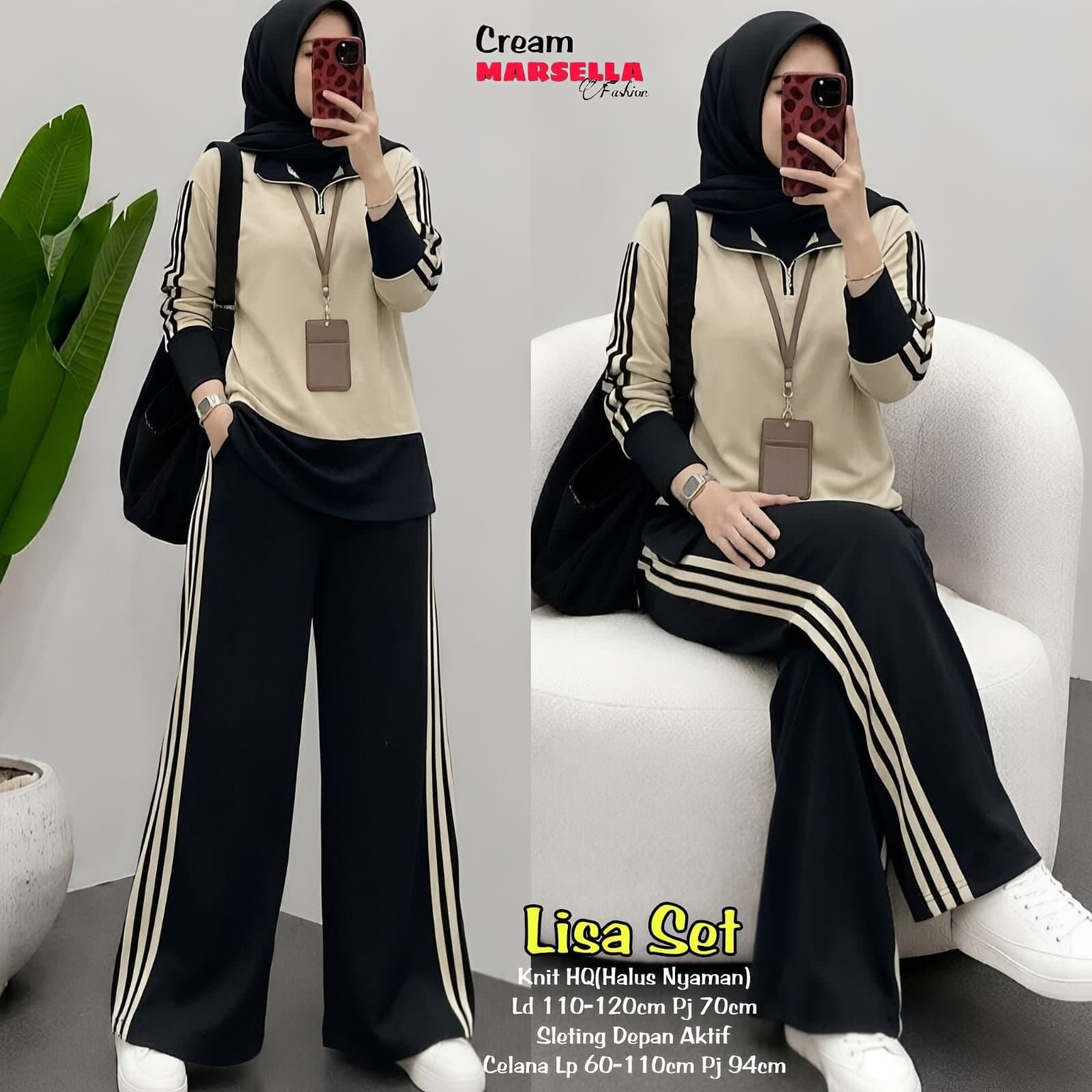 Lisa Set by Marsella - Setelan Olahraga Jumbo Wanita