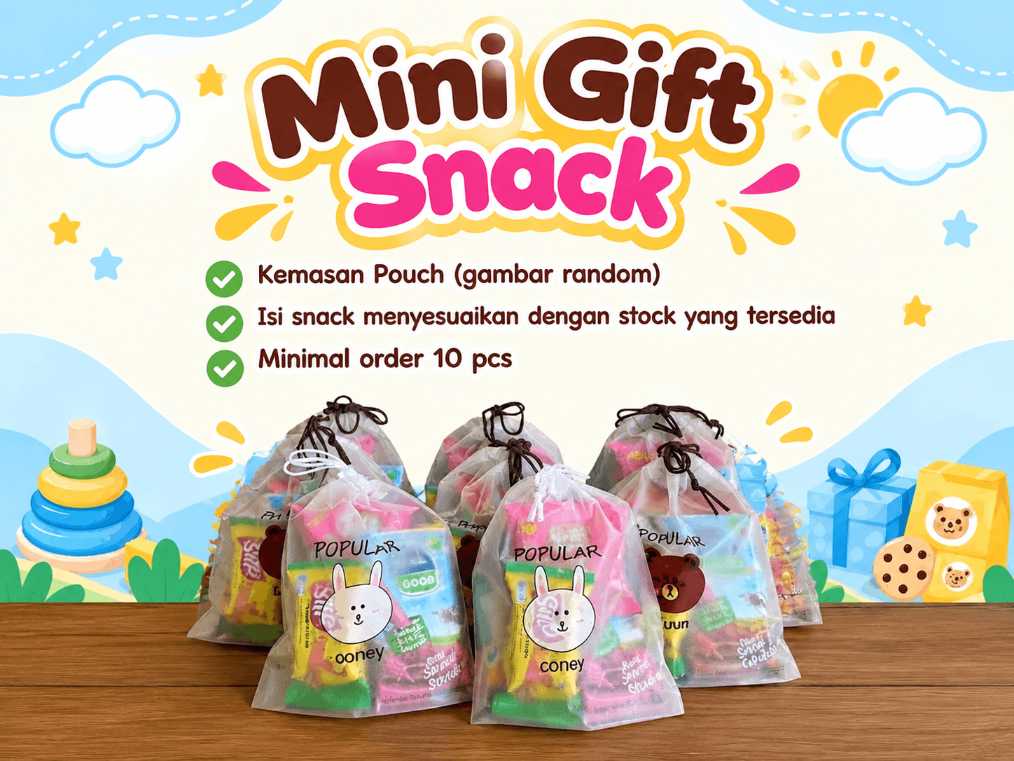 Mini Gift Snack (Pouch Tali)