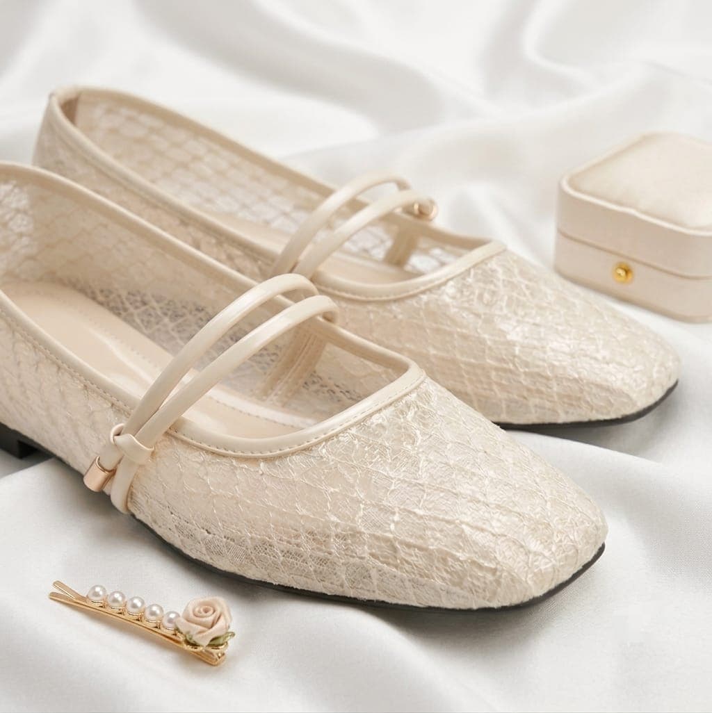 Sepatu Flatshoes Kekinian TESSA Sepatu Elegan Lima Warna