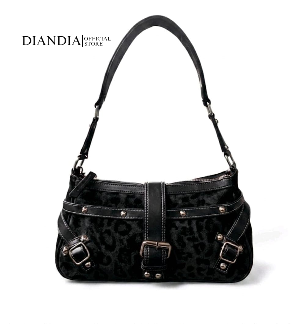 Diandia - Tas Bahu Wanita ELETHA Tas Sling Bag Wanita Tas Selempang Wanita Motif Desain Niche Trendy