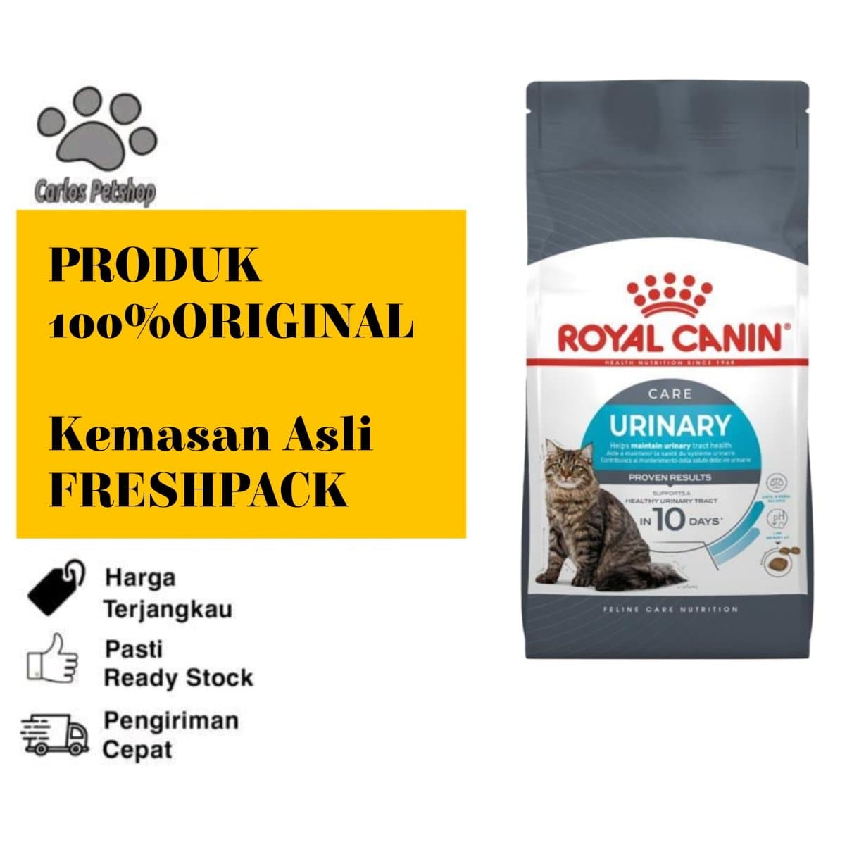 Royal Canin Urinary Care - Makanan Kucing Kering Freshpack