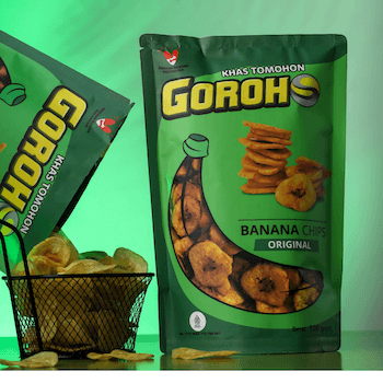 Keripik Pisang Goroho Rasa Ori 100 gr - Gorohos