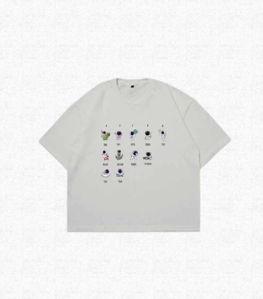 T-Shirt Boxy Style Cotton Combed 20s untuk Anak Muda
