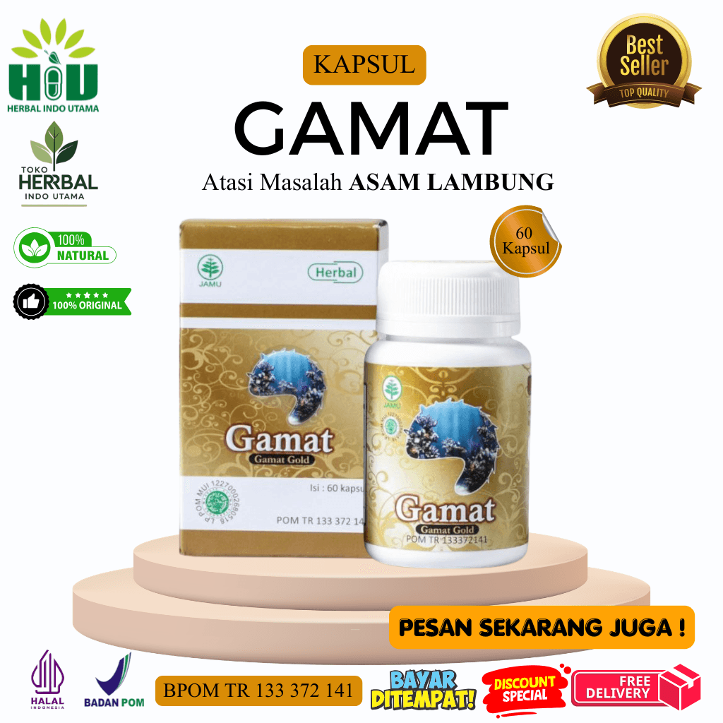Kapsul Gamat Emas Gold - Penyembuh Alami